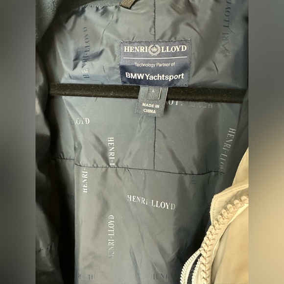HENRI LLOYD For BMW YachtSport Ventura Tp2 Sailing Jacket Coat White Blue Hooded - Picture 14 of 16
